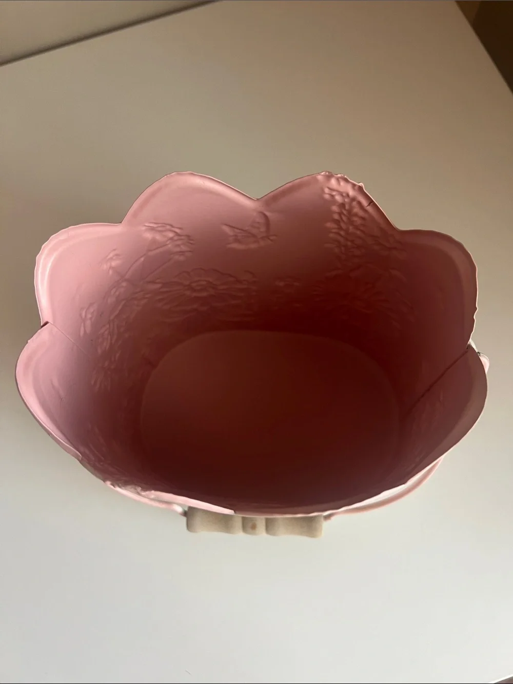 Pink Floral Kids Bucket with Handle